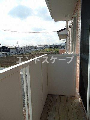 エスポワール本宿Ａのバルコニー|高崎、前橋のお部屋探しはエンドスケープまで！お客様の理想お聞かせ下さい♪