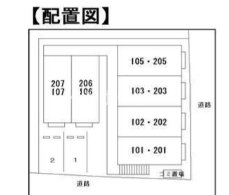 スクエアオーワダの区画図