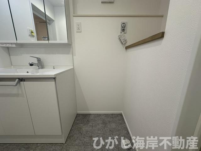 茅ケ崎市東海岸北5丁目　新築戸建　全４棟のランドリースペース|洗濯機置場