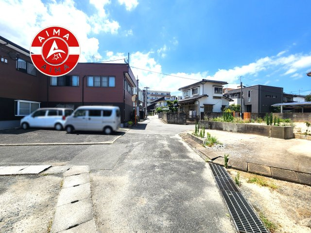 春日市桜ヶ丘5丁目第1-1区画（1号地）の前面道路含む現地写真|前面道路です。