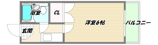 大阪市淀川区木川東２丁目の賃貸マンションの間取り