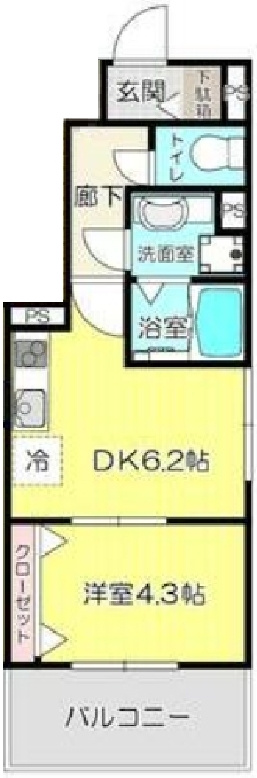 ヒルズ松山の間取り