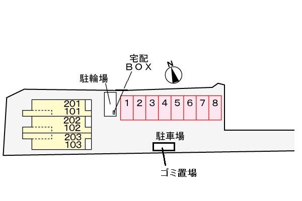ガーデン逢妻　　刈谷市近郊の賃貸ならクラスホーム刈谷店の駐車場
