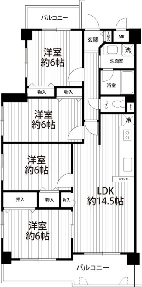 神戸市北区緑町７丁目の賃貸マンション