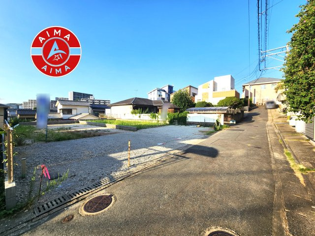 福岡市中央区笹丘2丁目第2-2区画（1号地）の前面道路含む現地写真|交通量も少ないです。