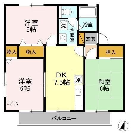 ジョイフローリッシュの間取り