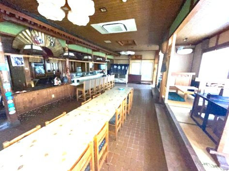 長浜市西浅井町大浦中古店舗併用住宅の内装