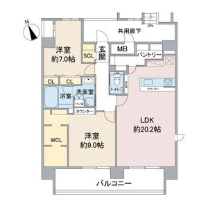 【間取り】 | Casa Via【名古屋市賃貸・RCマンション】
