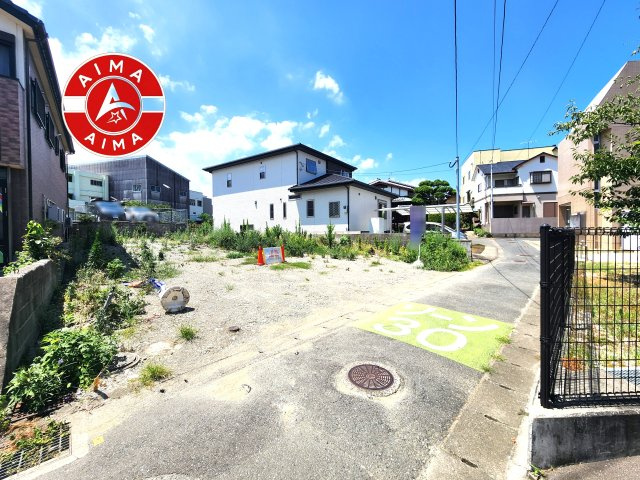 福岡市博多区三筑2丁目第1-2区画（2号地）の前面道路含む現地写真|交通量も少ないです。