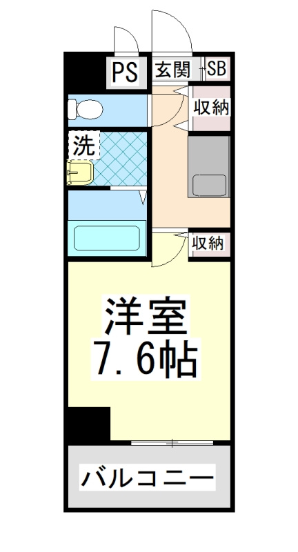 プレジール灘の間取り