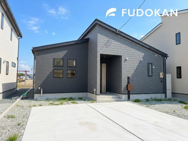 山形市浜崎2期【2号棟】平屋の外観|現地外観写真。ご予約受付中！