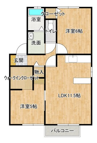 メゾンひろBの間取り