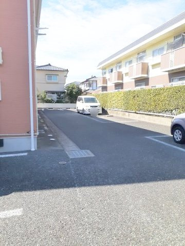 熊本市北区鶴羽田４丁目のアパートの駐車場