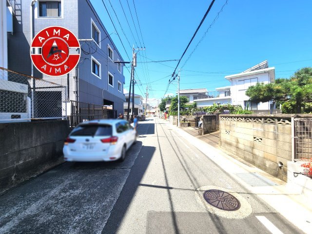 福岡市博多区諸岡5丁目第7-2区画（2号地）の前面道路含む現地写真|前面道路です。
