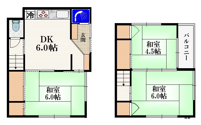 大島１丁目戸建ての間取り|★戸建て住宅★