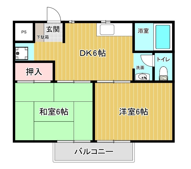 グリーンハイツ赤羽の間取り
