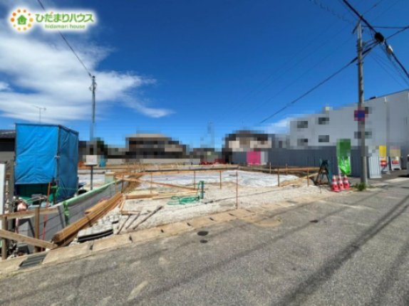 野田市中野台01期　新築戸建　4号棟の外観|2026年10月完成予定です(^^)/お気軽にお問い合わせください。