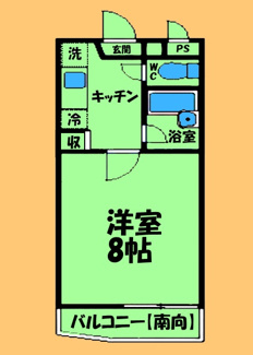 【間取り】 | ベルガーデン | 間取り図：反転タイプ含