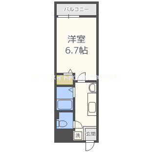 フローライト新大阪の間取り