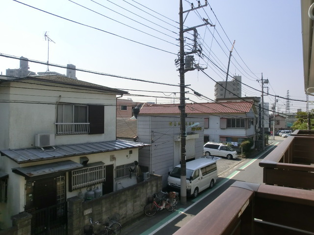 アドシール若柳Ⅰの展望|バルコニーからの景色です。