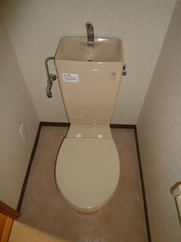 プティアルカンシェルのトイレ|落ち着いた色調のトイレです
