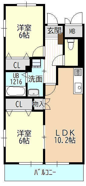 プティアルカンシェルの間取り