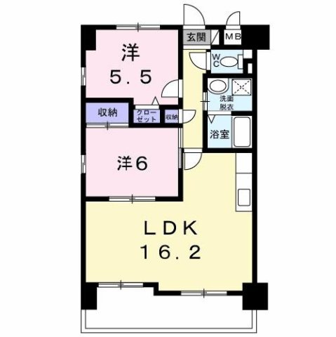 スカイライフⅡの間取り