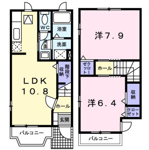 アルモニーαの間取り