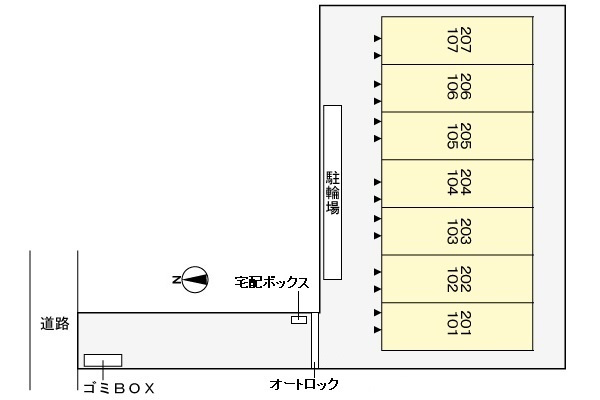 【区画図】 | セイバリースマイルⅡ