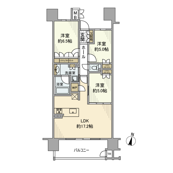 プラセシオン赤池ファーストの間取り