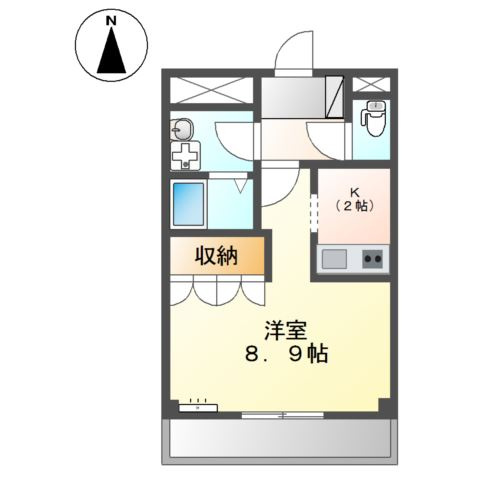 フィオーレＩの間取り