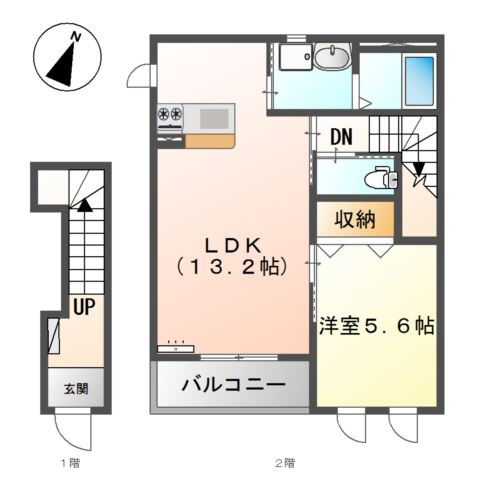 カトルカールの間取り