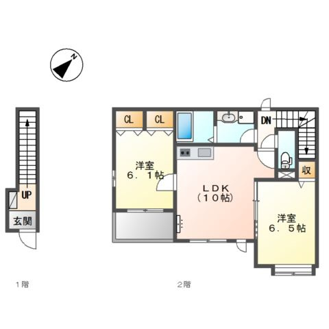 メルヴェールの間取り