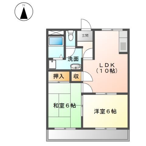 ファイン梅森の間取り