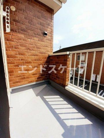 テラス田園Ｂのバルコニー|高崎、前橋のお部屋探しはエンドスケープまで！お客様の理想お聞かせ下さい♪