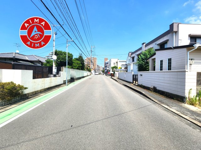 福岡市南区長住7丁目第4-3区画（1号地）の前面道路含む現地写真|日当たり良好です。