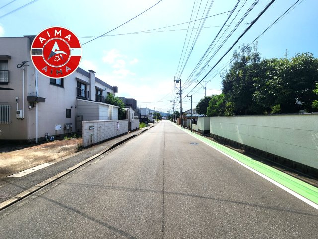 福岡市南区長住7丁目第4-3区画（1号地）の前面道路含む現地写真|前面道路です。

