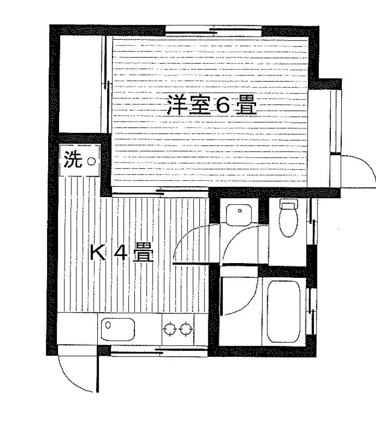 山一天王寺ステーツの間取り|間取りです。