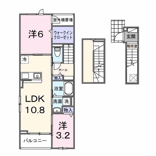 クレッシェンド石ヶ瀬　　刈谷市近郊の賃貸ならクラスホーム刈谷店の間取り