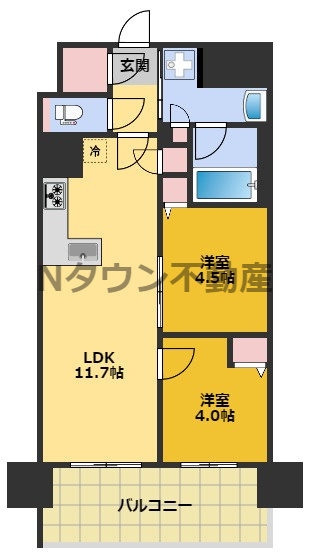 【間取り】 | プレサンス　ロジェ　金山駅前 | 間取りです。