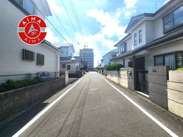 大野城市筒井4丁目第3-2区画（2号地）の前面道路含む現地写真|日当たり良好です。