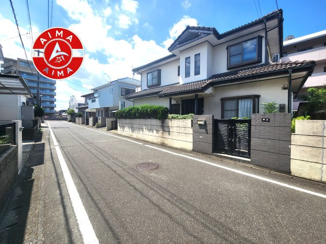 大野城市筒井4丁目第3-2区画（2号地）の前面道路含む現地写真|交通量も少ないです。