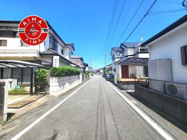 大野城市筒井4丁目第3-2区画（2号地）の前面道路含む現地写真|前面道路です。
