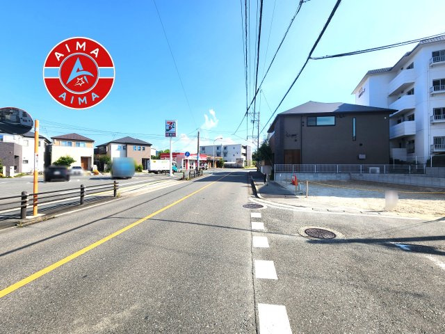 福岡市早良区南庄3丁目第2-1区画（1号地）の前面道路含む現地写真|前面道路です。
