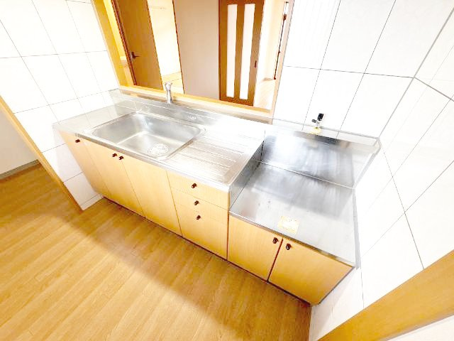 熊本市北区飛田２丁目のアパートのキッチン|使いやすいキッチンです