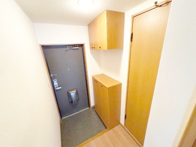 熊本市北区飛田２丁目のアパートの玄関|落ち着いた玄関です