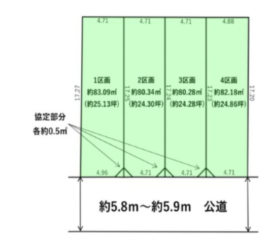 福岡市博多区南八幡町2丁目第1-4区画（2号地）
