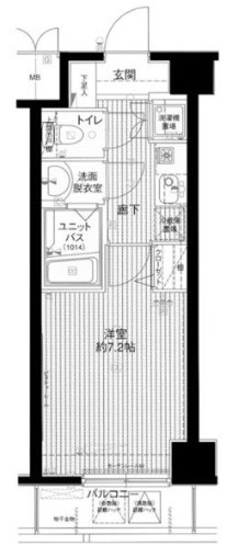 メインステージ赤坂の間取り|メインステージ赤坂