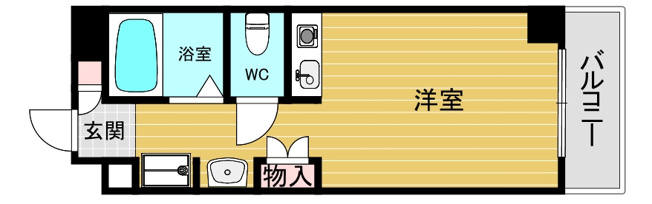 【間取り】 | レジーナ西宮北口Ⅰ
