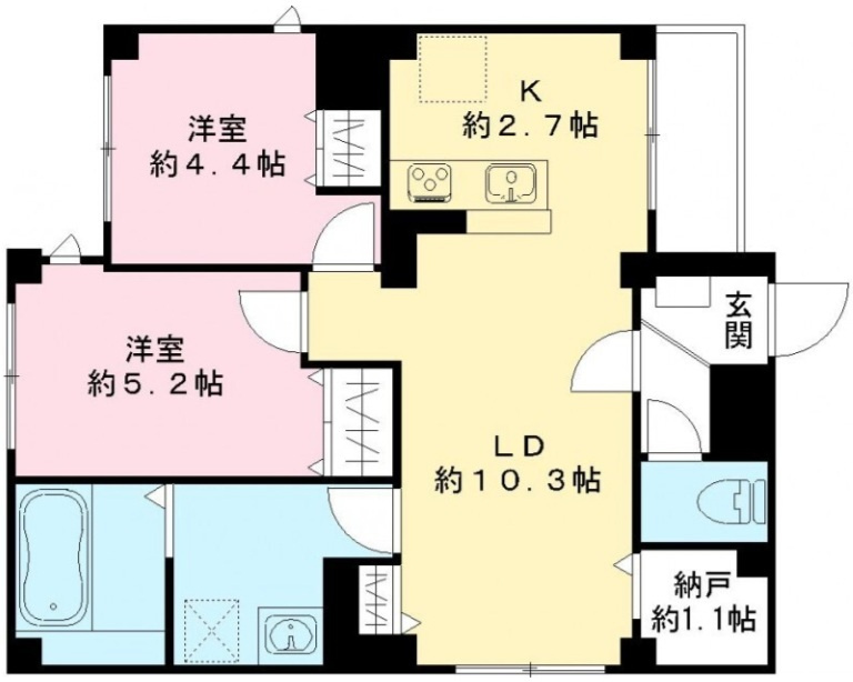 クレアネストの間取り